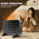 2000W Portable Electric Room Heater with 3 Settings