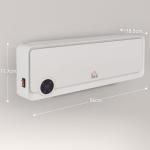 HOMCOM Electric Space Heater with Timer and Remote