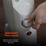 Warmlite 5 Fin Oil Radiator with Adjustable Thermostat