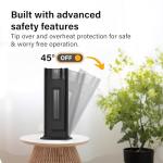 Energy Efficient 17" Electric Space Heater with Remote