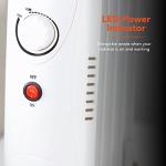 Warmlite 5 Fin Oil Radiator with Adjustable Thermostat