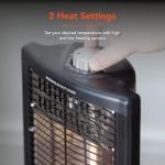Warmlite Infrared Heater with Oscillation and Safety Features