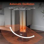 Warmlite Infrared Heater with Oscillation and Safety Features