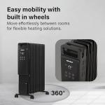 2500W Oil Filled Radiator Heater with Remote Control