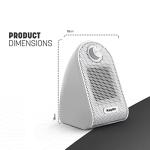 KEPLIN Mini Ceramic Desk Heater with Adjustable Thermostat