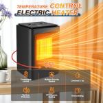 Portable Electric Space Heater with Safety Features