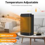 UZIMOO 1500W Remote Control Space Heater