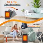 Portable Electric Space Heater with Safety Features