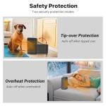 UZIMOO 1500W Remote Control Space Heater