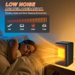 Portable Electric Space Heater with Safety Features