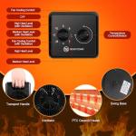 Portable Electric Space Heater with Safety Features