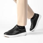 Bruno Marc Men’s Stylish Casual Sneakers - Black