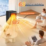 Portable Electric Space Heater with Safety Features