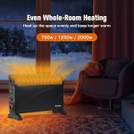 Rainberg 2000W Silent Convector Heater with Timer