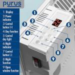 Purus 600W Electric Radiator Heater - Versatile & Safe