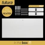 Futura 2000W White Electric Radiator Heater Set