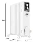 Dimplex 2kW Eco Radiator Column Heater - White