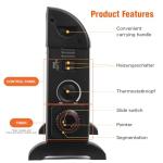 Rainberg 2000W Silent Convector Heater with Timer