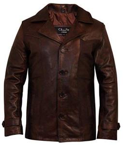 Charlie LONDON Vintage Brown Leather Jacket for Men