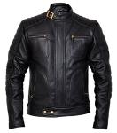 Charlie LONDON Vintage Brown Leather Jacket for Men