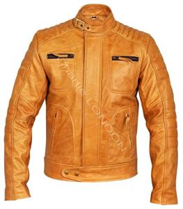 Men's Vintage Tan Weybridge Leather Jacket
