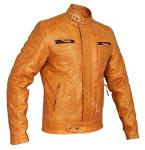 Men's Vintage Tan Weybridge Leather Jacket