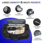 Waterproof 40L Gym Bag with Shoe Compartment