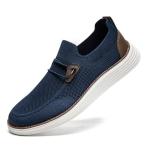 Men's Breathable Dark Blue Fitness Sneakers
