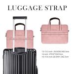 Waterproof Leather Laptop Bag for 15-16 Inch Laptops