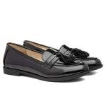 Lilley Anais Black Patent Loafers
