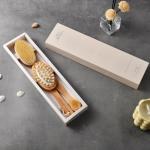 Natural Bristle Dry Brushing Body Brush Set