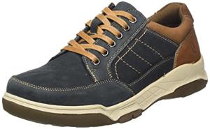 Hush Puppies Men's Finley Leather Shoes - Orange/Black