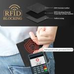 Wedmay Men’s Slim RFID Wallet with Coin Pocket