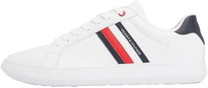 Tommy Hilfiger White Leather Low Top Trainers