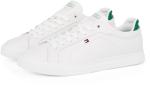 Tommy Hilfiger Icon Leather Court Trainers, White