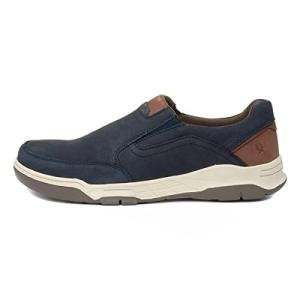 Hush Puppies Men's Fletcher Sneakers, Navy/Tan