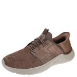 Skechers Slip-On Shoes for Men, Dark Brown