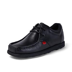 Kickers Fragma Men’s Black Leather Lace-Ups