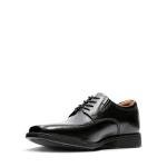 Clarks Men's Black Leather Oxford Shoes, Size 9