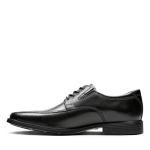 Clarks Men's Black Leather Oxford Shoes, Size 9