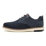 Men's Classic Blue Lace-up Oxfords Sneakers