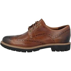 Clarks Brown Wing Brogues for Men, Size 11