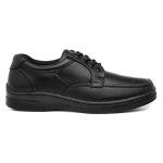 Hobos Black Lace-Up Shoes for Men, Size 6