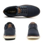 Men's Classic Blue Lace-up Oxfords Sneakers