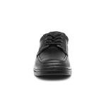 Hobos Black Lace-Up Shoes for Men, Size 6