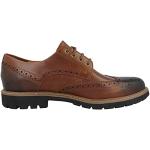 Clarks Brown Wing Brogues for Men, Size 11