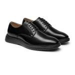 Bruno Marc Men's Black Lace-Up Oxfords Size 11