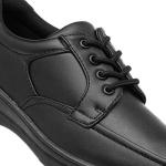 Hobos Black Lace-Up Shoes for Men, Size 6