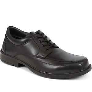 Men's Black Leather Lace-Up Brogues - Size 9