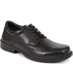 Men's Black Leather Lace-Up Brogues - Size 9